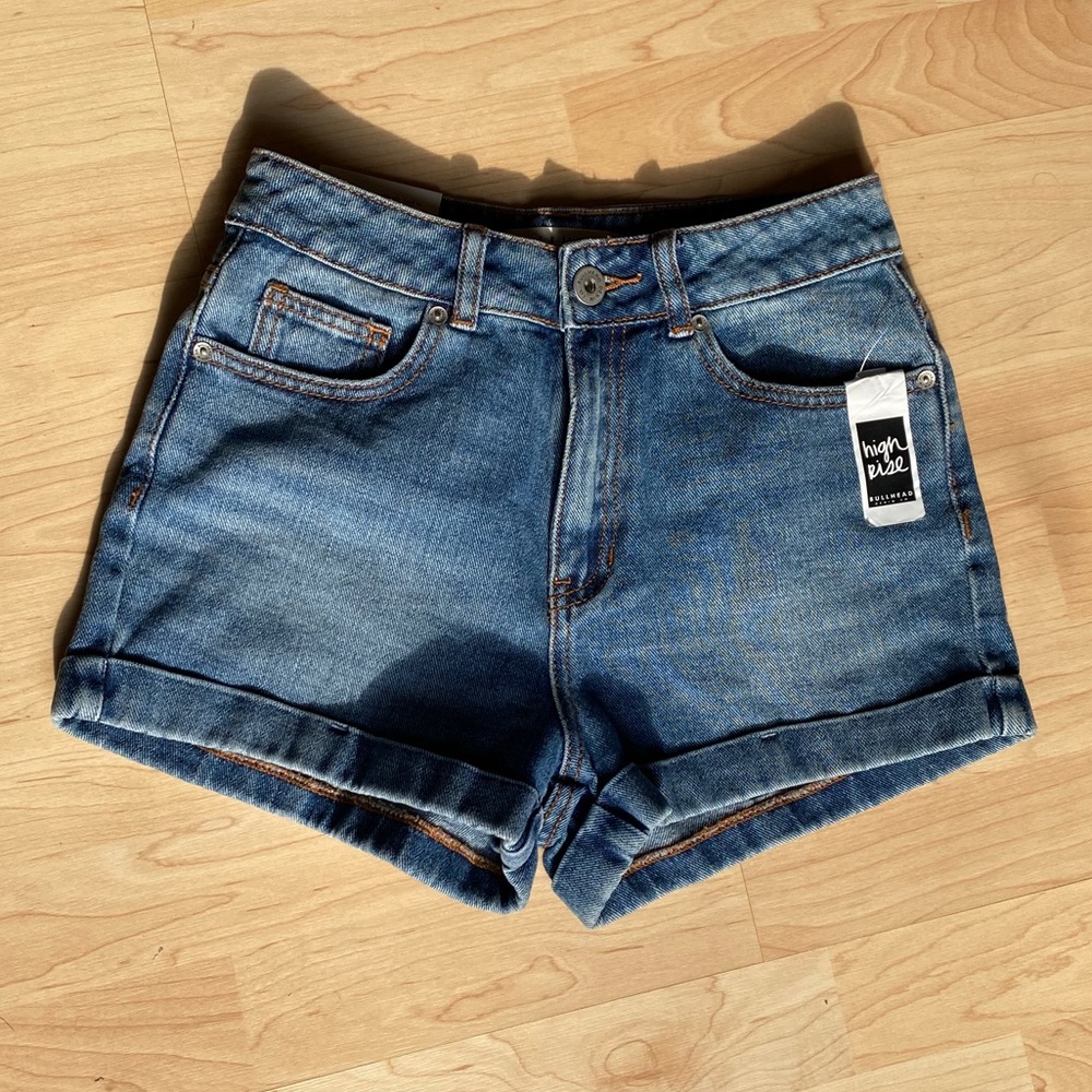 Bullhead high waisted mom shorts